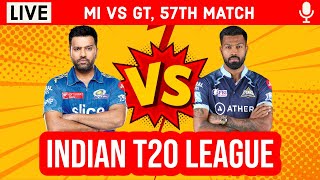 Mumbai Vs Gujarat, 57th T20 Live | MI vs GT IPL Live Scores & Commentary | Live IPL 2023