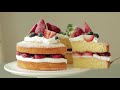 빅토리아👑 스펀지 케이크 만들기 : Victoria Sponge Cake Recipe : ヴィクトリアスポンジケーキ | Cooking tree Mp3 Song