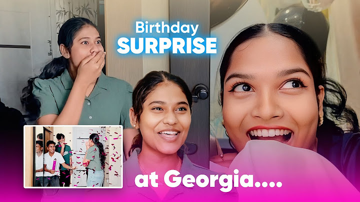 Birthday Surprise to Ashna Chechi 😍 at Georgia