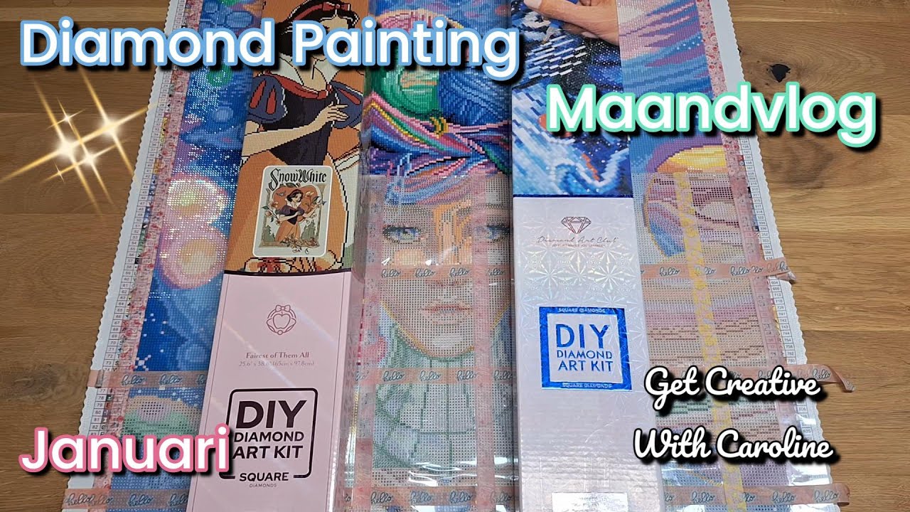 Diamond Painting Maandvlog – Januari 💎✨