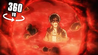 360° Inside Titan Stomach! Pov | Virtual Reality Experience - Attack On Titan