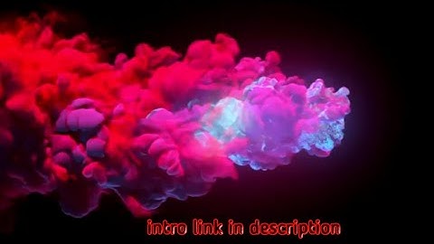 Intro Video with Colour Smoke Effect