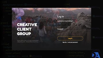 Complete Responsive Log in Form Design From Scratch using Html & CSS | How To Create a Sign In Form