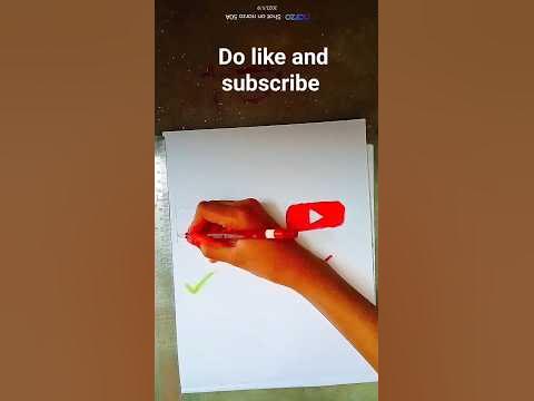 how to draw YouTube logo easy trick ๐ฑ๐ || #shorts #drawing #10kviews ...