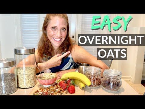 Healthiest & Easiest Breakfast - Quick OVERNIGHT OATS Recipe