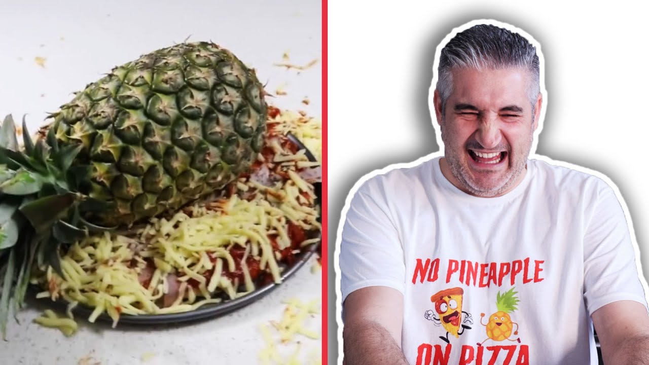 Italian Chef Reacts to PINEAPPLE PIZZA Made by How to Basic | Vincenzo