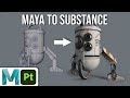 Export 3D Models from Maya to Substance Painter