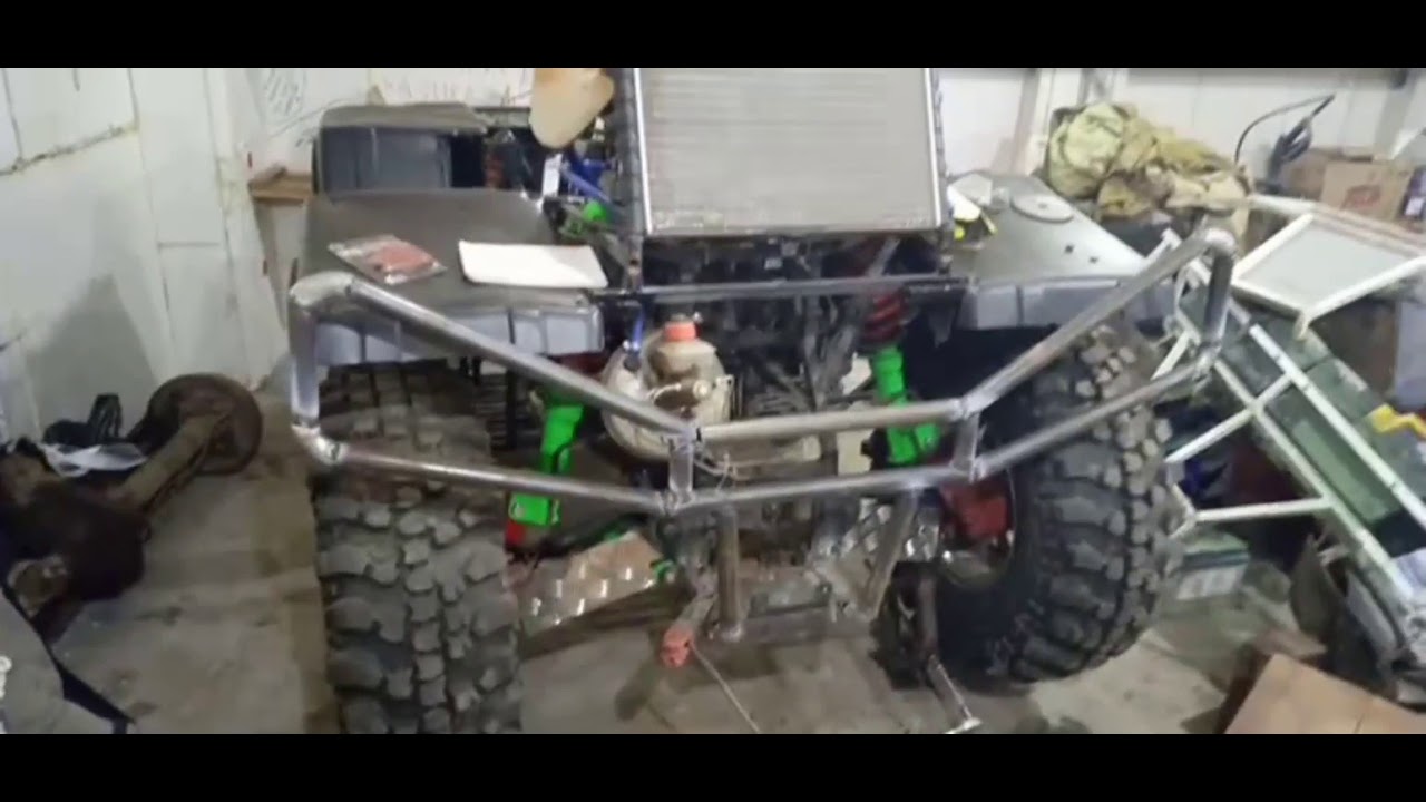 Переделка самодельного квадроцикла. Вот что получается. - YouTube