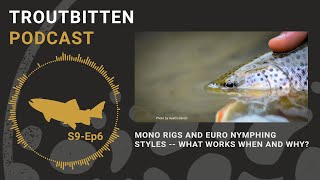 Mono Rigs and Euro Nymphing Styles    What Works and Why: The Troutbitten Podcast -- S9, Ep6