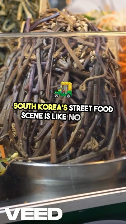 Korea street food tour - YouTube