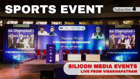 CHESS OLYMPIAD TORCH RELAY I SPORTS EVENT I SILICON MEDIA EVENTS I VISAKHAPATNAM
