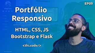 Portfólio Responsivo com Bootstrap e Flask - Seção Contato | EP09