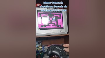 Master System is Playable on Genesis via the Retron 5, 3 in 1 adapter.