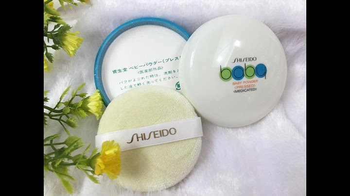 Review phấn phủ shiseido baby powder năm 2024