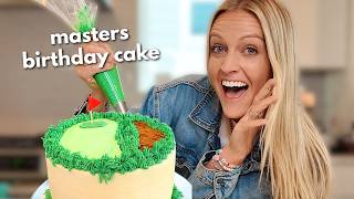 attempting a Masters cake for my best friend's birthday!