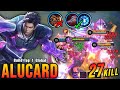 27 Kills!! Obsidian Blade Alucard Monster EXP Laner!! - Build Top 1 Global Alucard ~ MLBB