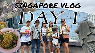 EP 1: SINGAPORE TRAVEL VLOG DAY 1 | ART SCIENCE, MERLION, CABLE CAR & MORE | JULY 20, 2023
