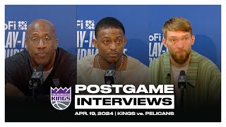 Coach Brown, De’Aaron Fox & Domantas Sabonis | Postgame Pressers presented by Kaiser Permanente