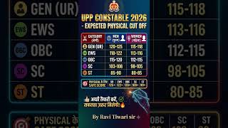 UPP Expected cutoff/Safe score By Ravi Tiwari sir|| #upp #uppsafescore #ravitiwari