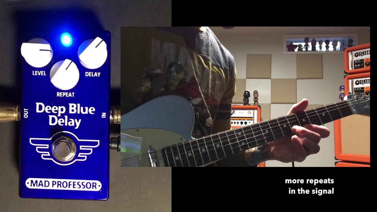 Mad Professor Deep Blue Delay Demo