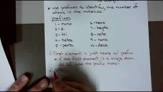 Binary Covalent Compounds