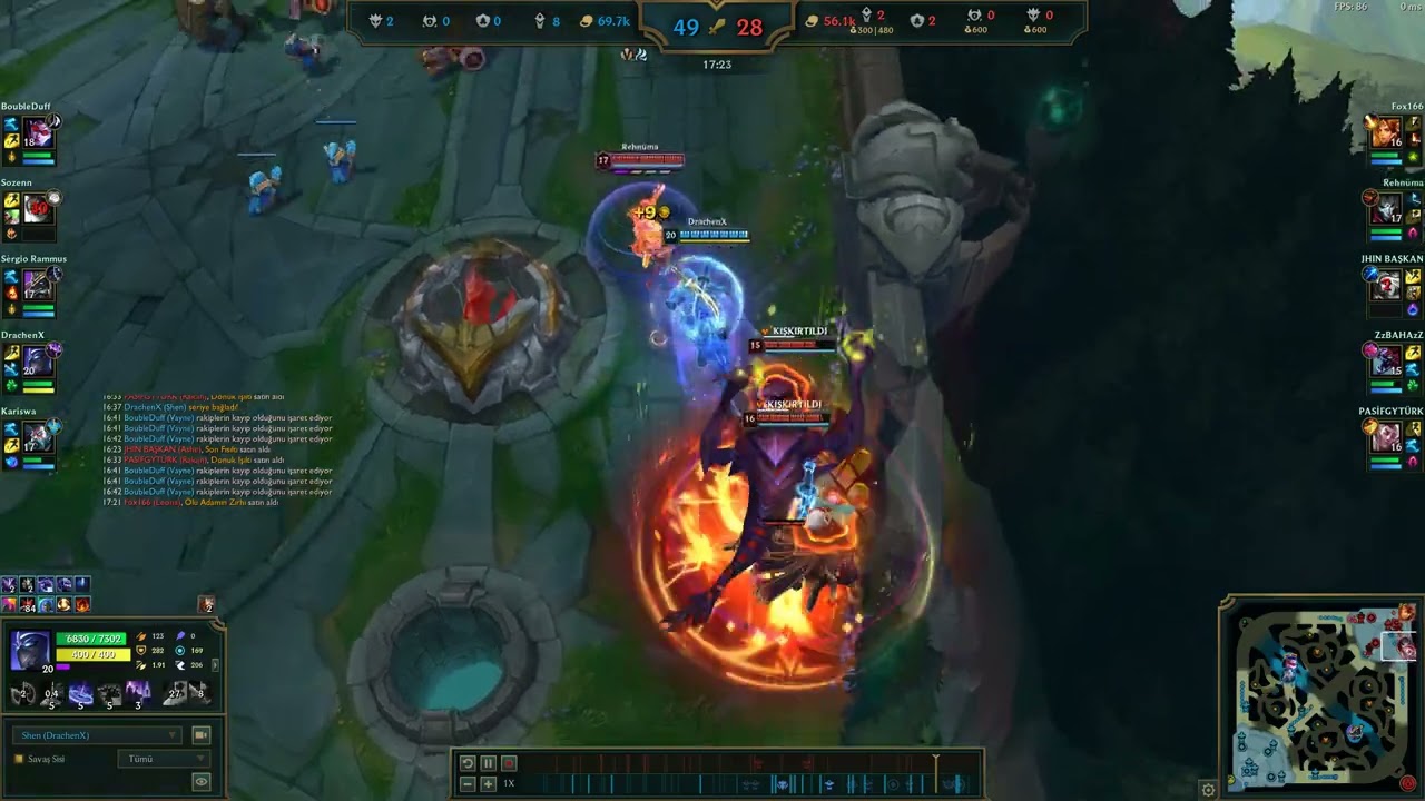 URF Shen 1v5