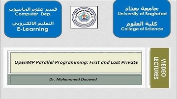 Parallel Programming: First and Last Private