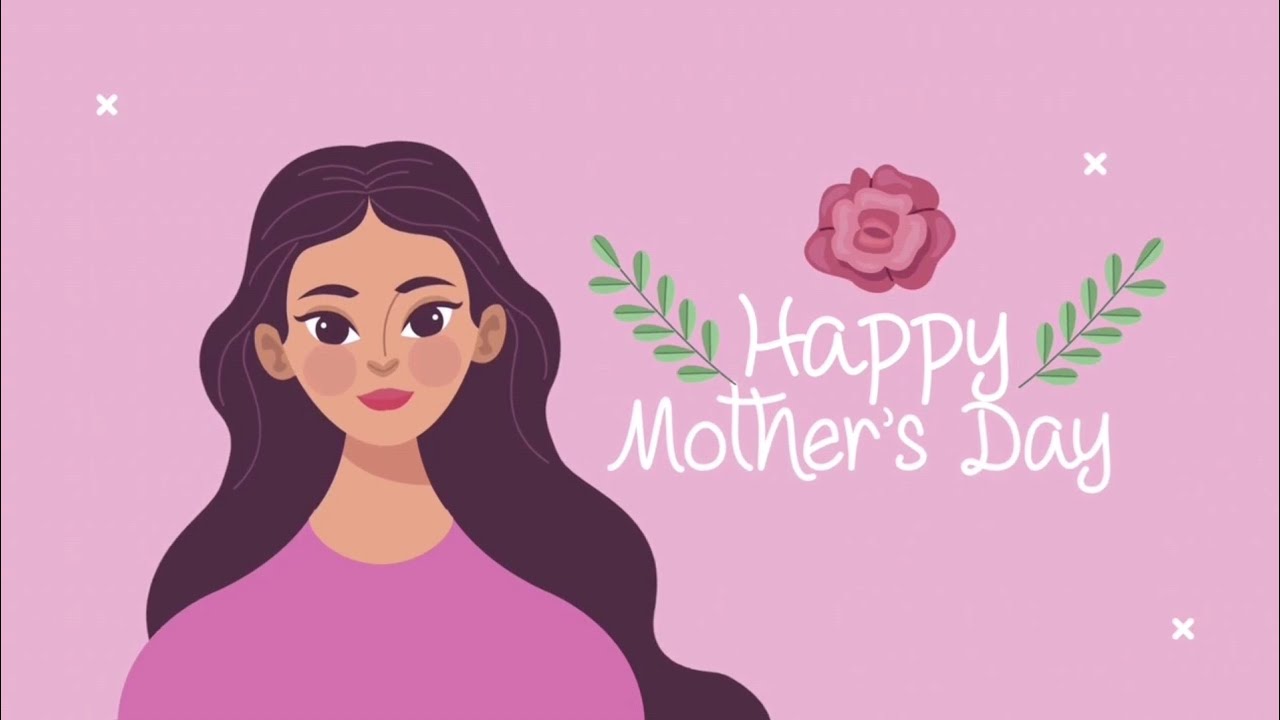 HAPPY MOTHER'S DAY GREETING ANIMATION BACKGROUND VIDEO | MOTHER'S DAY 2021 STATUS