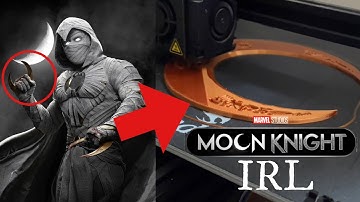 Crafting Moon Knight’s Crescent Dart In Real Life 🌙