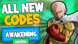 Roblox One Punch Man Awakening Code Wiki 07 2021 - one punch man reborn roblox