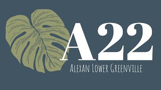 A22 One Bedroom + Study Floor Plan, #1221