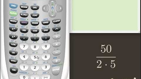 TI 84 Plus Basics Part 1