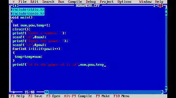 c program for power of a number....