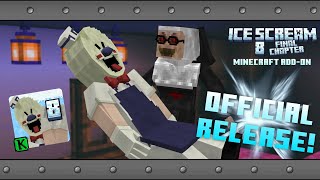 Ice Scream 8 Minecraft Add-On Official Release