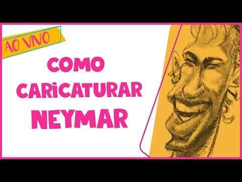 COMO DESENHAR A CARICATURA DO NEYMAR