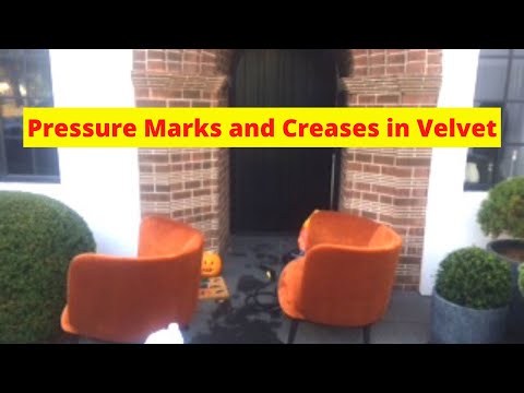 How To Remove Pressure Marks and Creases From Velvet