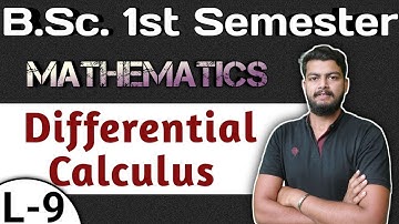 L-9. Differential Calculus. Limit and Continuity of 1 variable function. bsc 1st semester math.
