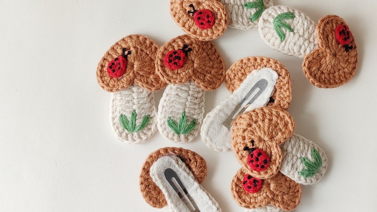 Örgü mantar toka yapımı ( knitting cork buckle making )