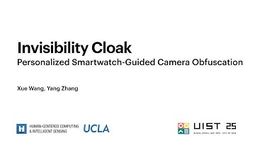 Invisibility Cloak: Personalized Smartwatch-Guided Camera Obfuscation