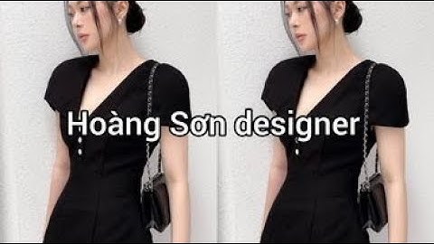 Dạy cắt may hướng dẫn cách cắt áo cổ tim có lớp phủ liền tay | Hoàng Sơn designer