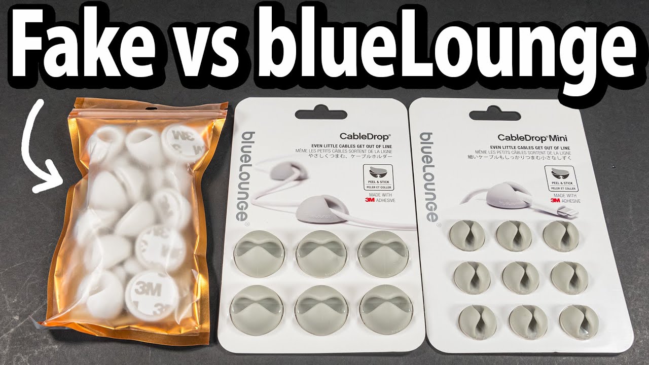 Fake vs Genuine, blueLounge CableDrop, Fake is not so bad lol