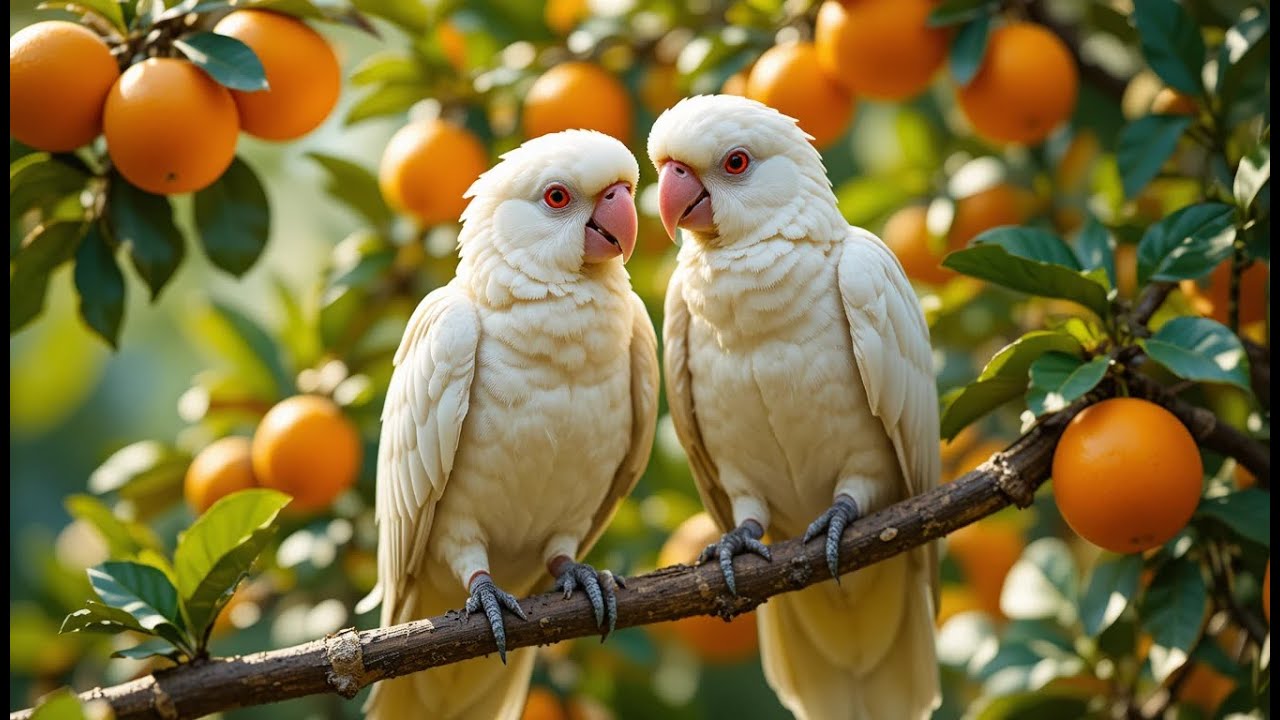 Yellow Finch Among Flowers 🌸 Calming Birdsong & Nature Sounds for Relaxation & Sleep
