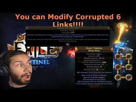 You Can Modify Corrupted 6Links!!!! POE 3.18