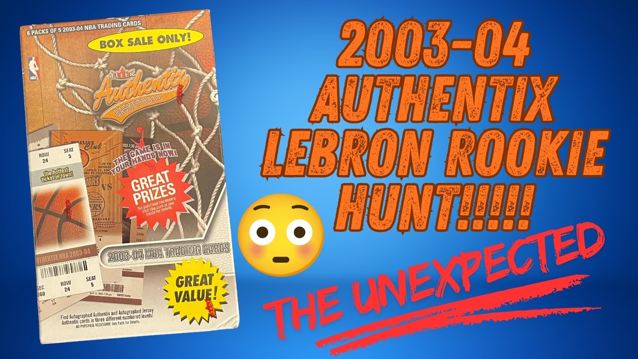 🔥Баскетбольный мяч Fleer Authentix сезона 2003-04 — Мне наконец-то удалось попасть в Леброна?