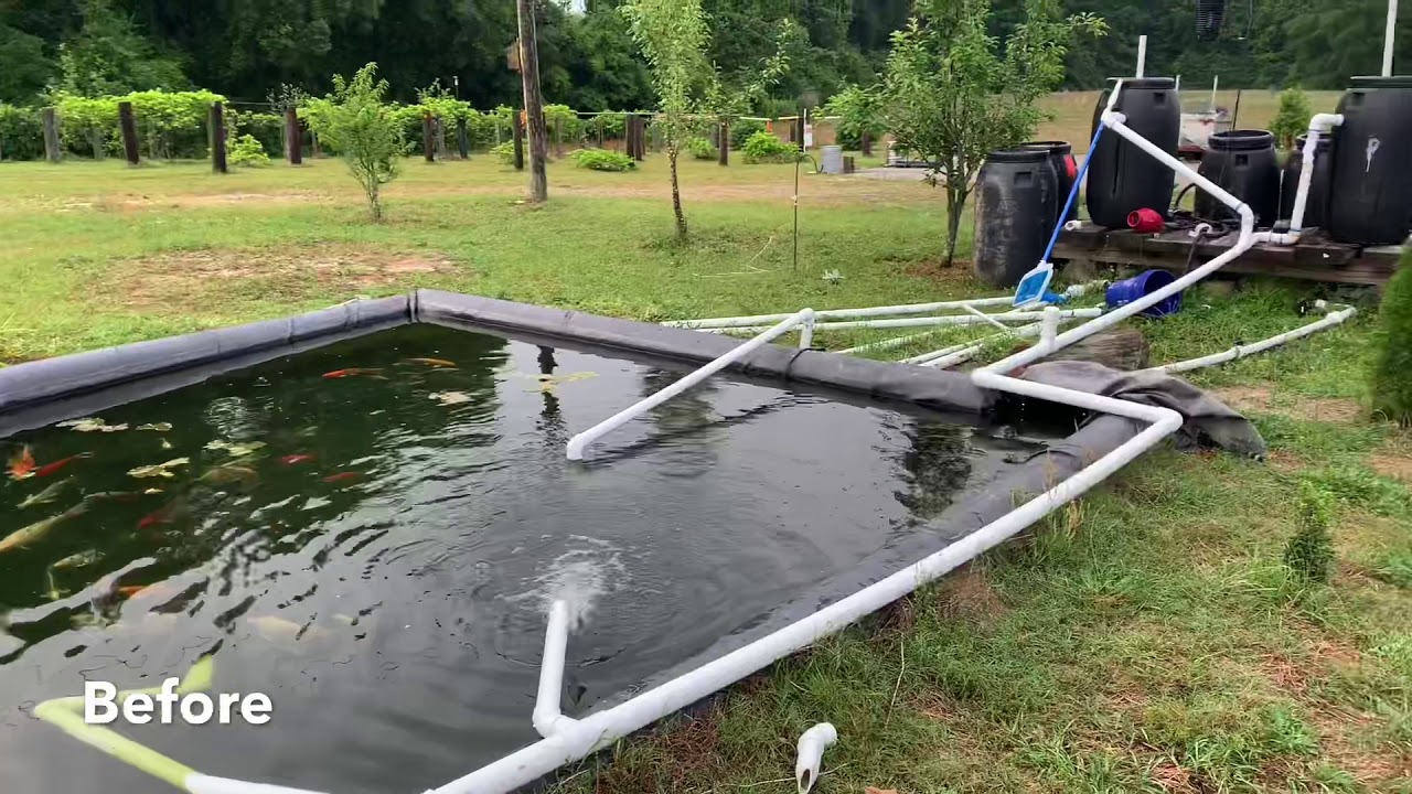 Pond plumbing redesign YouTube