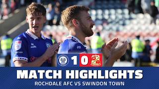 Rochdale vs Swindon Town highlights