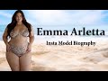 Emma Arletta American Plus Size Curvy Model Biography | Body Measurements | Plus Size Bikini Model |
