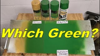 Shades of John Deere Green Paint  (50 Shades of Green?)