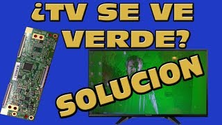 Televisión Se Ve Verde Reparación 13