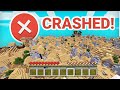 this crashed my minecraft..
